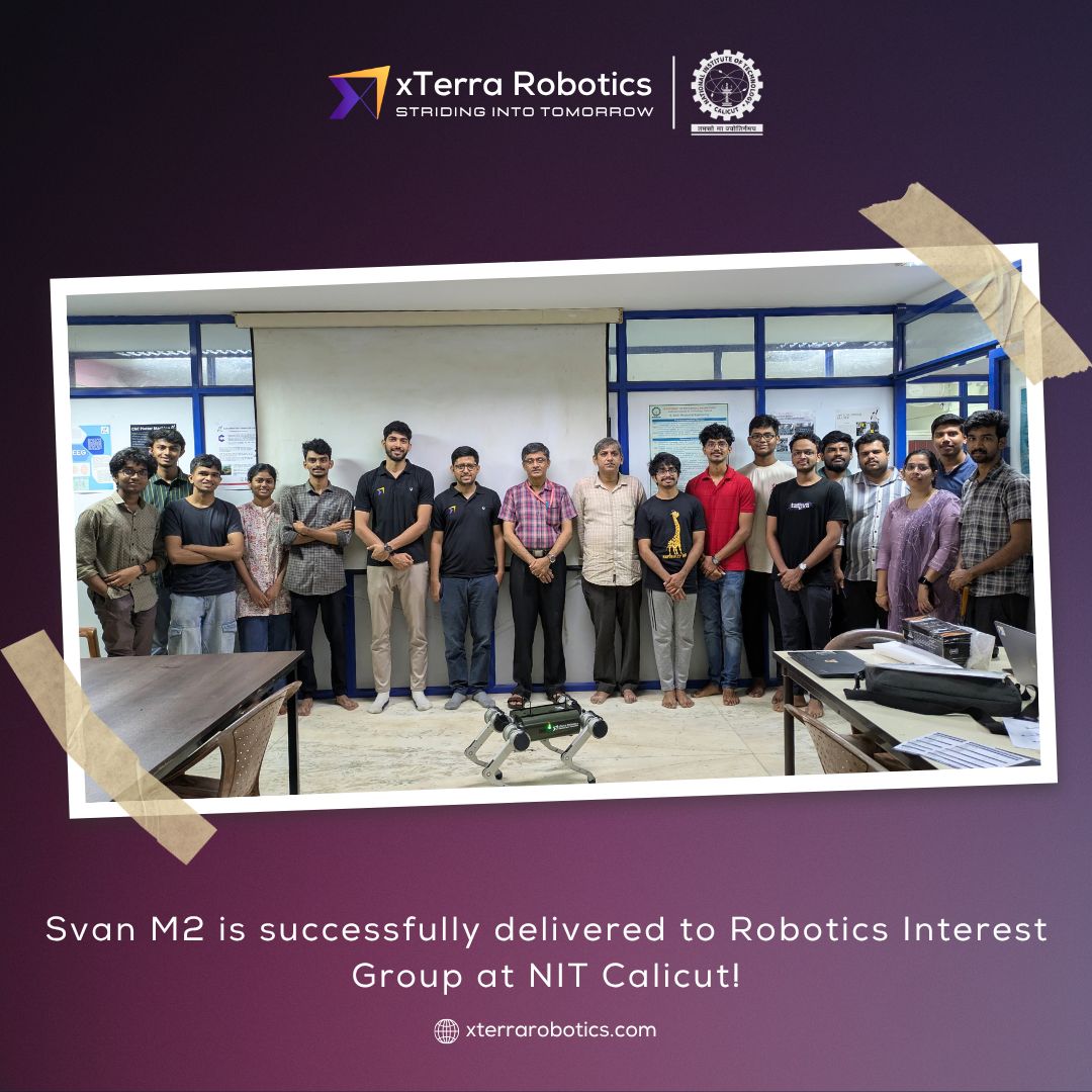 Svan M2 is in action at NIT Calicut!